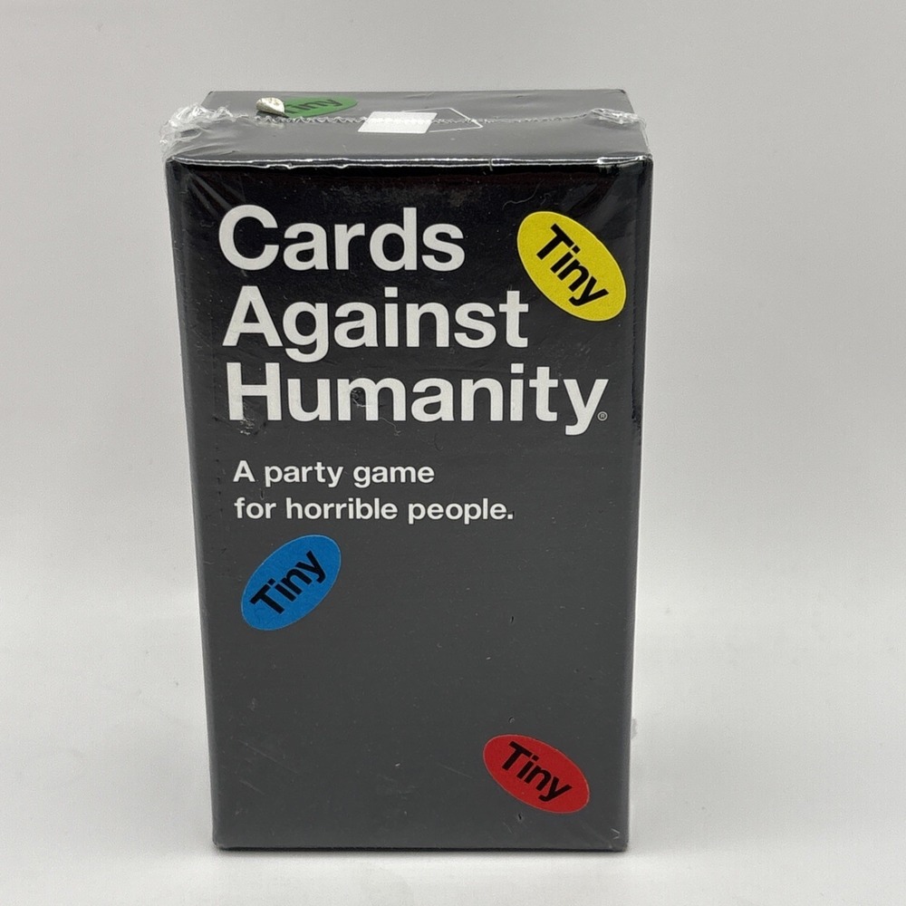 Cards Against Humanity Sealed Tiny Version Game For Adults 600 Cards 4+ Players